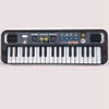 Multifunctional Mini Electronic Piano with Microphone Plastic ABS Children Portable 37 Keys Digital Music Electone Keyboard Gift