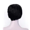 Keine Spitze-Perücke, Pixie, keine Spitze-Perücken, kurze, leimlose Echthaar-Perücken für schwarze Frauen, brasilianisches Bob-Haar