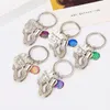 New Fashion Mermaid Key Rings Fish Scale Charms Keychain Car Keyring Jewelry For women Men Gift