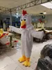 Реальные фотографии Белый курица талисман костюм взрослый размер бесплатная доставка