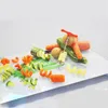 Manual Espiral Parafuso Slicer Plástico PP e Fio De Aço Cenoura Pepino Vegetal Batata Vegetal Espiral Faca Ferramenta de Escultura