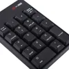 Freeshipping 2.4GHz Wireless Keyboard USB Numeric Keypad Numpad Number 18 keys Pad For Laptop PC Black White New