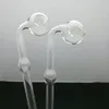 Double bubble bending glass pot Wholesale bongs Oil Burner Pipes Water Pipes Glass Pipe Oil Rigs Smoking, Free Shipping