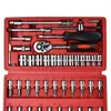 46-teiliges 14-Zoll-Steckschlüssel-Set, Auto-Reparatur-Werkzeug, Ratschen-Set, Drehmomentschlüssel-Kombination, Bit, Schlüssel, Chrom-Vanadium-Kombination. 8296833