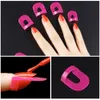 26 pièces/ensemble manucure Anti-débordement Clip modèle ongles Gel modèle Clip vernis à ongles Anti-débordement étui couverture Nail Art peinture clôture cadre Art pince