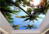papier peint non tissé plafond 3D sur mesure nuages ​​blancs plafond 3d vie murale papier peint de la pièce pour les murs 3 au plafond d