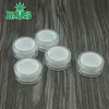 Conteneurs en silicone de qualité alimentaire 7 ml Pots de cire d'huile de concentré rond Récipient de cire de tamponnage avec bouclier acrylique antiadhésif pour les tampons passent le test FDALFGB