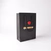 [DDisplay]Universal Style Black Jewelry Set Box,Trend Lovers Ring Case,Nice Jewelry box for Necklace, Festival Red Flowers Bracelet Display