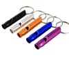 Aluminum Whistle Outdoor EDC Hiking Camping Survival Whistle with Key Chain Dog Training Whistles