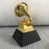 Grammy Trophy Awards Per DHL-schip met zwart marmeren basismetaal Grammy Trophy Awards Souvenir Gift Prize8859119