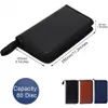 80 Disc Large Capacity Portable CD DVD Case PC driver disc PU Leather Wallet Storage Cover Box Case