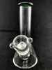 Bécher en verre pipe à fumer fond droit niceRecycler artisanat 14mm bol quartz banger