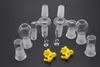 14mm 18mm male female Dropdown oil ig Reclaimer Glass Adapter with Glass Dome Nail Keck Clip for Glass Bongs Oil Rig and Dab