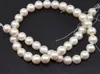 Luźna biżuteria z pereł, runda ziemniaczana 10-11mm białe perły słodkowodne luźne koraliki
