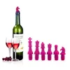 6 sztuk / zestaw Creative Szachy Korek Bottle Wino Silikonowe narzędzia do baru Konservation Wine Stoppers Kuchnia Wino Szampana Korek