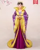 Hoge qualtiy prinses queen royal trailing oude kostuum hanfu jurk podium fotografie vintage chinese stijl borduurwerk outfit