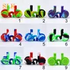 Foldable flat silicone jars wax dab containers 2-5ml dabber jar Siliclab company storage container for wax bho vaporizer