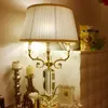 European Living Room Table Lamps Large Sofa Coffee Villa Model Room Light Luxury Crystal Engineering Desk Lamp Free Shipping