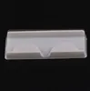 Packing box for eyelash blank eyelashes plastic packaging transparent lid white tray wholes 100 setslot1983768