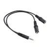 2 in 1 Audio Extension Cable 3.5mm 1 Male to 2 Female Headset Splitter Adapter For Headphones Cell Phone MP3 PC