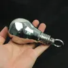 9 Sizes Anal Ball Stainless Steel Butt Dildo Plugs Light Bulb Shape Backyard Stopper Simulation Toys Anus Dilator for Men and Women HH8-1-85