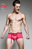 Ropa interior Sexy de algodón para hombre de marca, Boxer para hombre, pantalones cortos con cordón, bolsa para pene, Boxers Gay diseñados para hombre