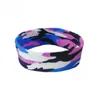 Hommes élastique Sport Bandeau Fitness Yoga Sweatband Homme Femmes Outdoor Gym Running Tennis Basketball Large Hair Bands Camouflage