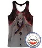 Canottiere 3D Naruto Gilet Harajuku senza maniche T-Shirt 3d Stampa Unisex Gilet Uomo Donna Estate Tops Vest Streetwear 12 Stili
