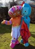 2018 Discount vente d'usine iggle piggle upsy daisy dans le costume de mascotte de jardin de nuit classique dessin animé halloween tenue robe