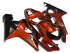 Free custom faring kit for SUZUKI GSXR600 GSXR750 04 05 K4 aftermarket GSX-R600/750 2004 2005 black red fairings set TU80