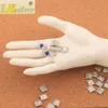 120 teile / los 10x10mm Herz Mandala Geschnitzte Platz Flache Distanzscheiben Perlen Antik Silber Handgemachten Schmuck DIY L1842