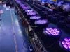 2 pièces club lumière partie dj par led rgbw 12x10w rgbw 4in1 led mince plat par lumière