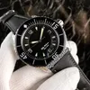 Fifty 50 Fathoms New Fathoms 5015-1130-52 Tattoos Carved Steel Case Black Dial Date Japan Miyota 8215 Automatic Movement Mens Watc253v