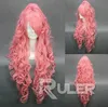 VOCALOI D-Megurine Luka PINK Anime Cosplay Party Wig Hair+1Clip On Ponytail