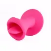 Electric Tongue Oral Licking Toy Oral Vaginal Clitoral Stimulation 10 Speed Mouth Sucker Clitoral Vibrators Sex Toys For Women Y18102605