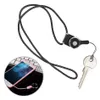 Avtagbar mobiltelefonband Neck Lanyard flätad hals Nylon Hang Rope för mobiltelefon Badge Camera Mp3 USB ID -kort Mixed Color Supported