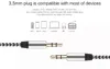 Aux braid Auxiliary audiop cable 3.5mm male to male stereo audio cord wire 1m 3FT cable for samsung LG HTC cell phone with retail box OM-R4