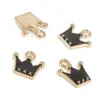 10PCSlot Crown Form Drop Charms Zink Legering Metaal Email Charm Pendant voor DIY Craft Bracelet ketting oorbellen sieraden 2727441