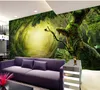 Trilha da floresta da fantasia 3D papel de parede arte papel de parede restaurante retro sofá pano de fundo 3d papel de parede mural 3d papel de parede decoração de casa