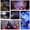 Dreamy bobo ball wave BOBO Balloon with colored light led balloon for Christmas Halloween Wedding Party children home Decorations IB750