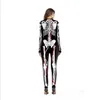 Halloween Skeleton Costume Men and Womens Sexy Cosplay Costume Scary Costume Body suit Halloween Cosplay Jumpsuit