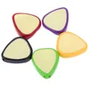 Plactic e Hjärtformade gitarr pick Plectrum Hållare Fodral 5 st Sticky and Portable