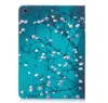 Karikatür Boyalı Çiçek Baykuş Çevirme Braketi Standı PU Kapak Için iPad 9.7 Air1 Air2 Mini1234 Pro11 10.2 10.5