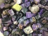 Dingsheng Natuurlijke Paars Charoite Cube Gems Chakra Palmstones Gravel Crystal Quartz Tumbled Stone Chips voor Healing Reiki