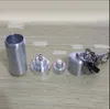 Tragbares Mini-Alkohollampenfeuerzeug aus Speziallegierung aus Aluminiumlegierung, Glas-Wasserpfeife im Großhandel, Glasrohrverschraubungen