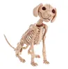 Moquerry Skeleton Dog Puppy Cat Kitty Animal Bones for Horror Halloween Party Bar Home Decor Decoration Accessories Decoration