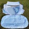 3pcs/lot 0-36 Months Baby Bed Portable Foldable Baby Crib With Netting Newborn Sleep Bed Travel Mosquito Net Bedding