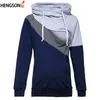 Mujeres embarazadas Sudaderas con capucha 2018 Otoño Chaqueta Color Patchwork Pullover Maternity Ropa de manga larga Hombres lacas de lactancia materna