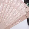 中国の芳香族の木製のポケットの折りたたみハンドヘルドファンエレガントな家の装飾パーティーのお支援無料wen7088