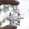 穴にフィットの石英バンジャーのネイルOD 25mmの炭水化物キャップのガラスの水のパイプDabber Glass BongのDabオイルの板